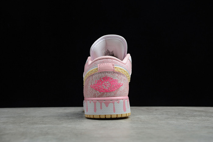 air jordan 1 low paint drip (gs) cw7104-601