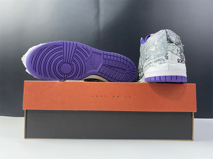 nike dunk low flip the old school (w) dj4636-100