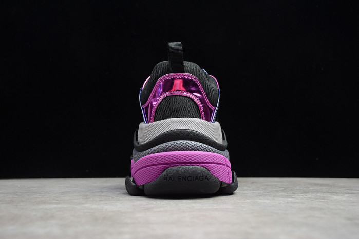 bl triple s trainers sneakers purple 030517