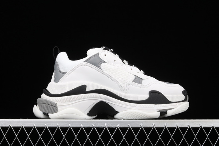 bl triple s trainers sneakers black grey black 121705