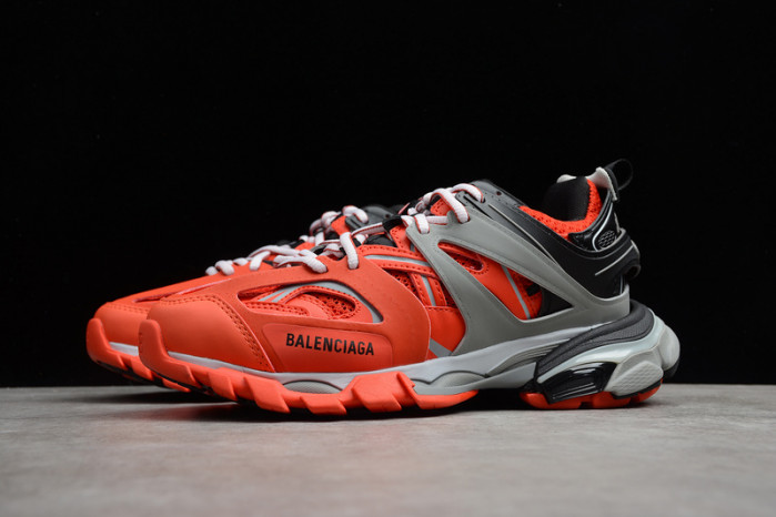 bl tess s. gomma trek low sneakers orange grey 11616