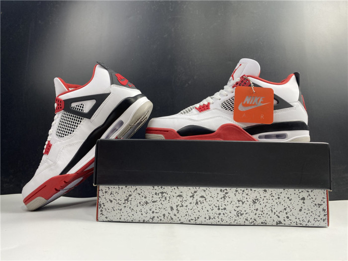 air jordan 4 retro fire red (2020) dc7770-160