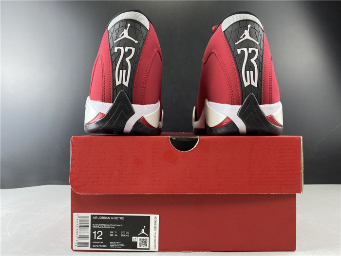 air jordan 14 retro gym red toro - 487471-006