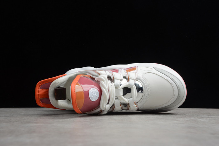lovt white orange sneaker