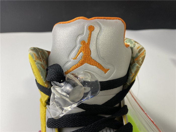 air jordan 5 solar orange what the cz5725-700