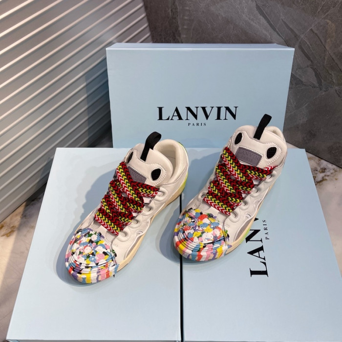 lanvin curb sneaker
