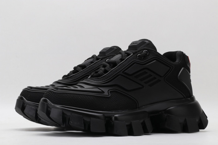 PRAD BLACK SNEAKERS