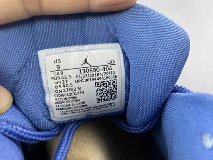 jordan 12 retro stone blue - 130690-404