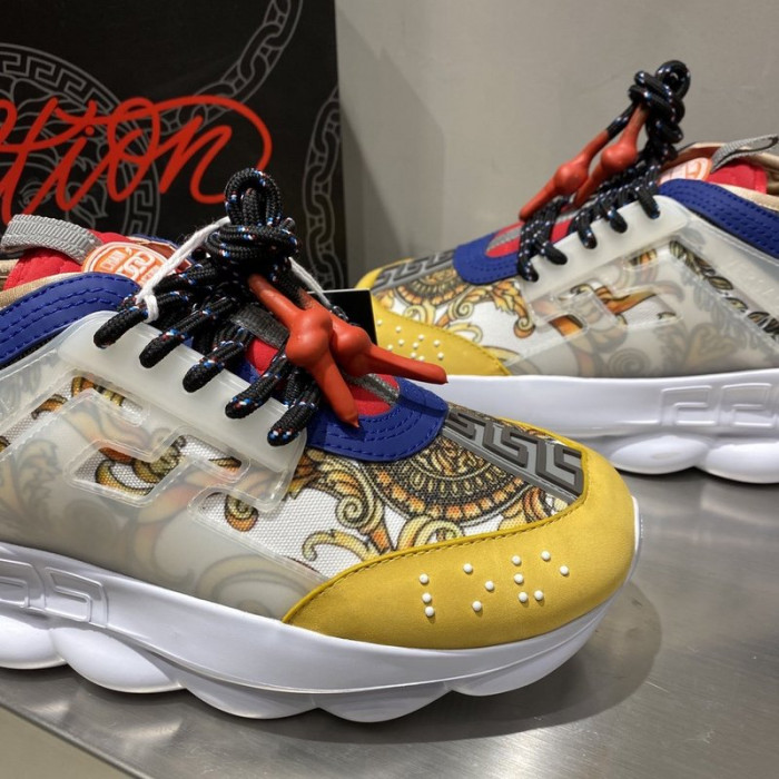 vse chain reaction yellow sneaker