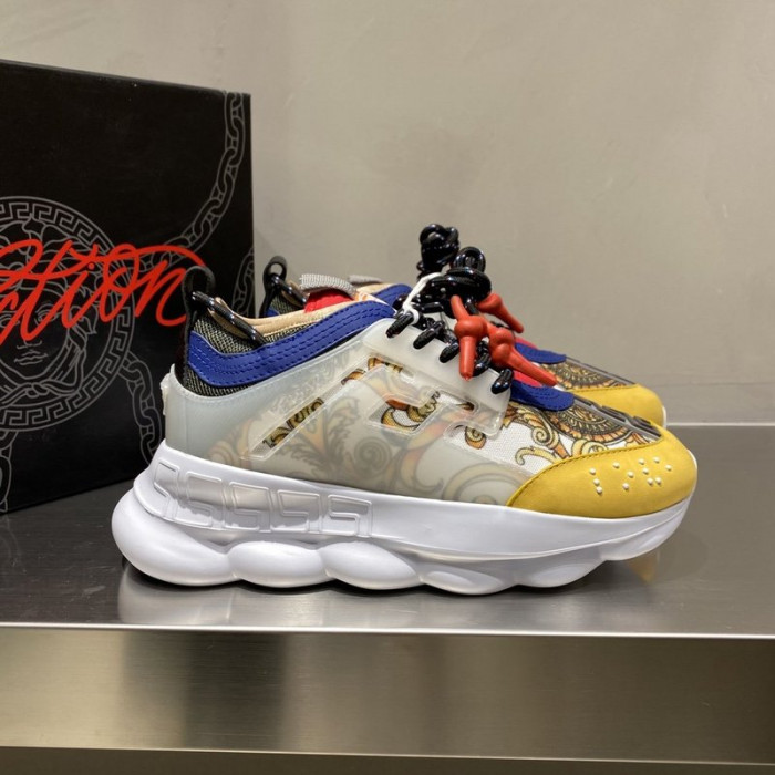 vse chain reaction yellow sneaker