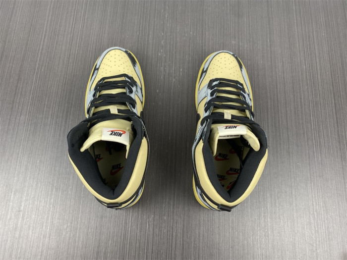 nike dunk high 1985 black acid wash dd9404-700