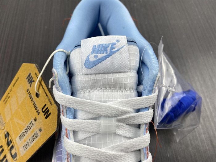 nike dunk low union passport pack argon dj9649-400