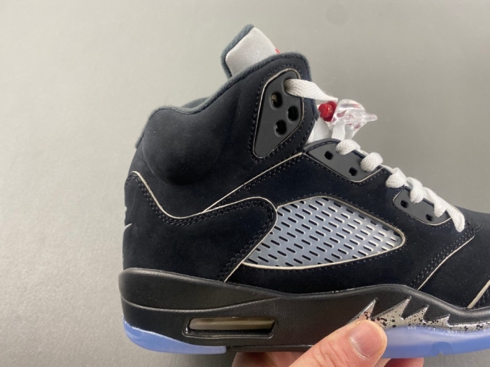OFF WHITE AIR JORDAN 5 BLACK METALLIC REIMAGINED - HF3975-00