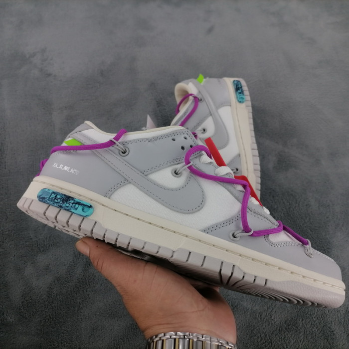nike dunk low off-white lot 45 dm1602-101