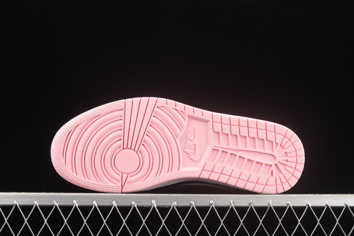 air jordan 1 mid arctic pink black 555112-061