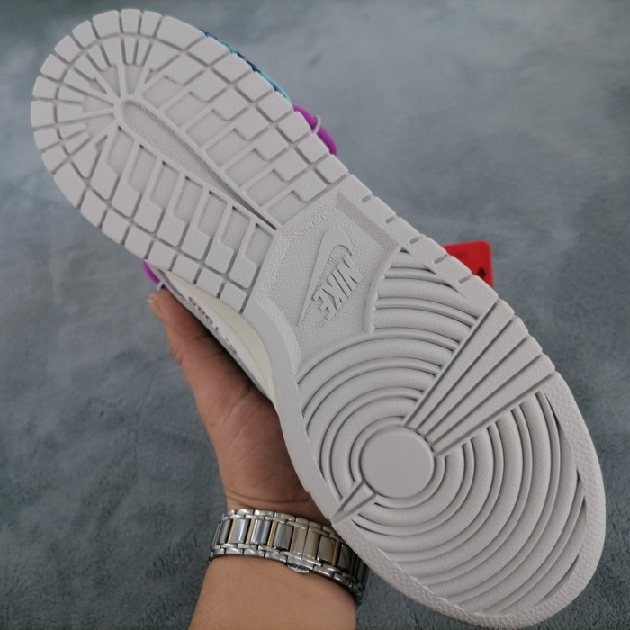 nike dunk low off-white lot 45 dm1602-101