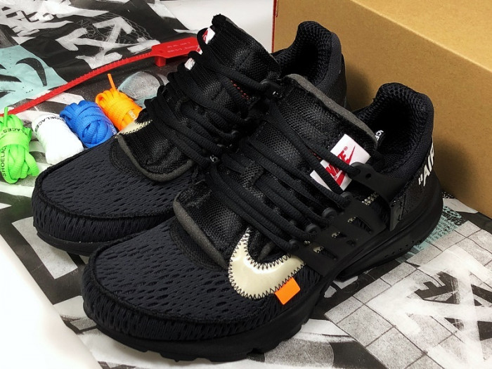 off-white x nike air presto black - aa3830-002