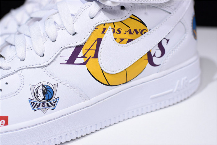 air force 1 mid nba white - aq8017-100