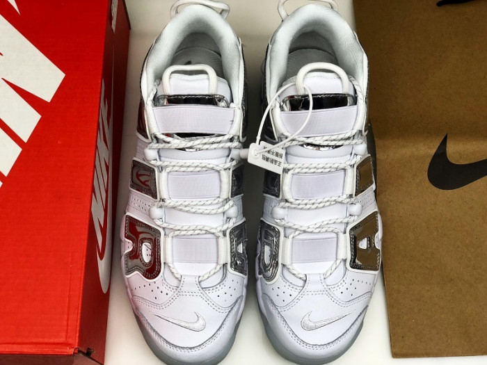 air more uptempo Ch*0me white (w) 917593-100