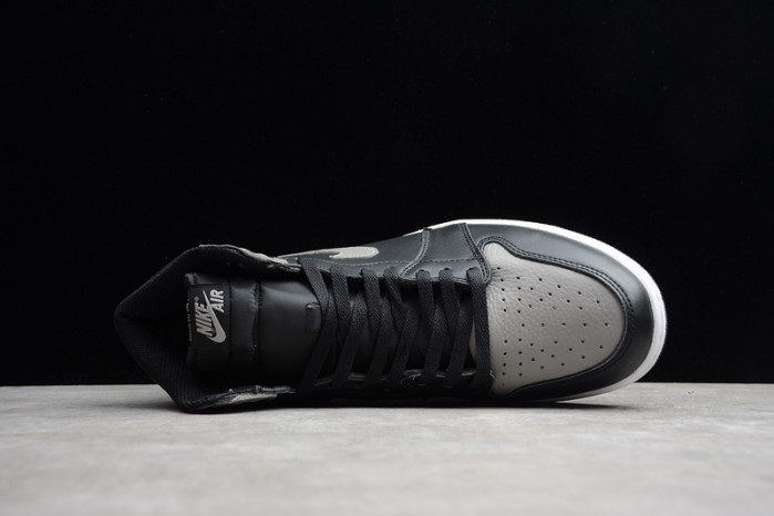 air jordan 1 retro high og shadow black grey 555088-013
