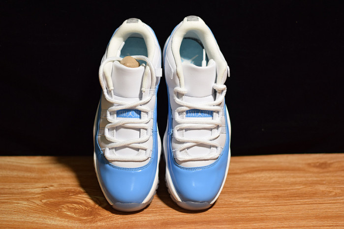 air jordan 11 retro low "carolina 2017 release" mens 528895-106