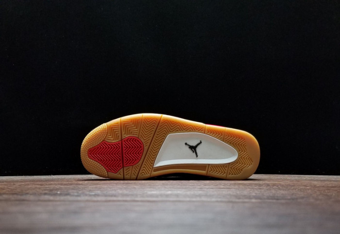 air jordan 4 fire red gum singles day av3914-600