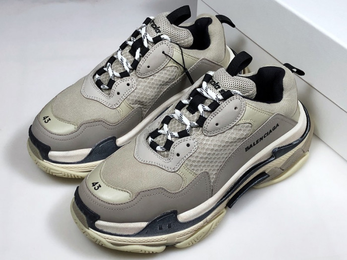 bl triple-s sneakers cream h903p056