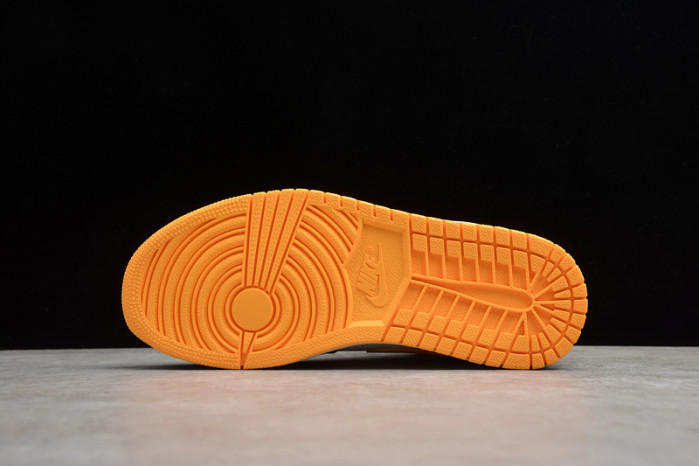 wmns air jordan 1 mid se "orange black" - cv5276 107