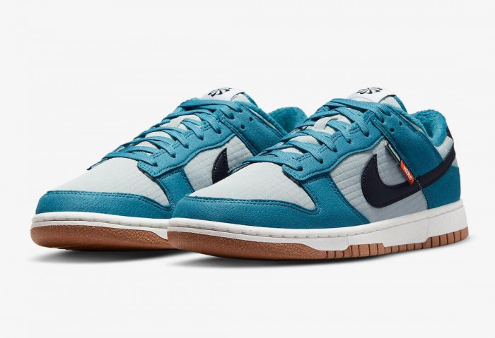 nike dunk low se toasty rift blue - dd3358-400