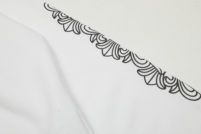 Ch*0me He**ts horseshoe floral zip up hoodie ke816