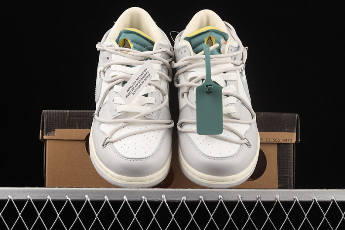 nike dunk low off-white lot 42 dm1602-117
