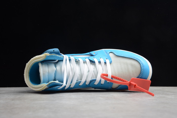 off-white air jordan 1 powder blue unc - aq0818-148