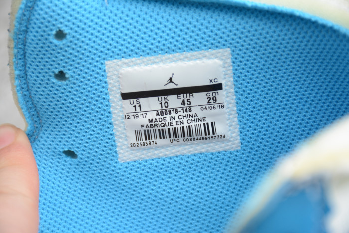 off-white air jordan 1 powder blue unc - aq0818-148